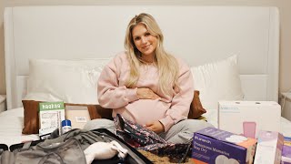 PACKING MY HOSPITAL BAG  FAMILY MATERNITY SHOOT [upl. by Arraeis]