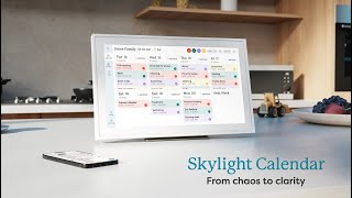 Skylight Calendar  The smart touchscreen calendar amp organizer making family life more manageable [upl. by Bilski]