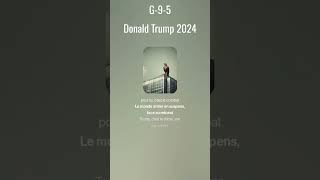 Rap G95  Donald TRUMP 2024 v1 [upl. by Salahi671]