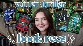 winter thriller book recommendations 2024  snowy isolated holiday amp underrated thriller recs [upl. by Oinotnas]