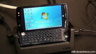 Fujitsu Loox F07C the world first ATOM powered Smartphone [upl. by Ahsinirt315]