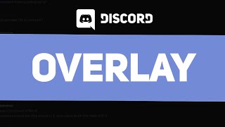 How to Enable and Use the Discord Overlay [upl. by Nnayrb690]