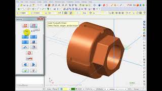 Mastercam X6 Multiaxis Lathe  08  Rough Turn The OD amp C Axis Mill The Face [upl. by Hochman]