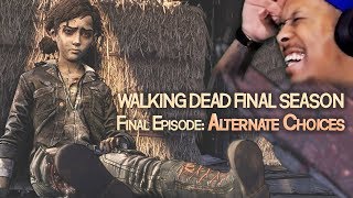 WALKING DEAD FINAL SEASON  Final Episode ALTERNATE CHOICES Reaction [upl. by Anig]