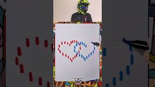 Drawing Hearts ❤️🤩 shortsfeed shorts drawing trendingshorts [upl. by Booma]