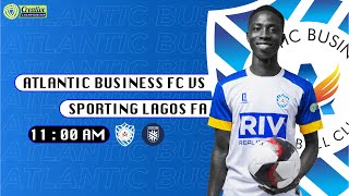 TCC LEAGUE 25 ATLANTIC BUSINESS FC vs SPORTING LAGOS FA MATCH DAY 3 [upl. by Animahs147]