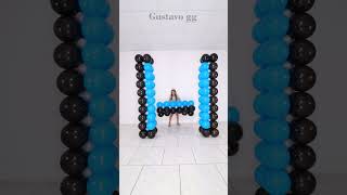 balloon decoration ideas 🤩 birthday decoration ideas at home gustavogg shorts balloon diy [upl. by Violetta660]