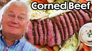 The Absolute BEST Corned Beef Brisket recipe 🍀🇮🇪 [upl. by Gardia]