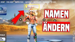 Fortnite NAMEN ÄNDERN Tutorial  Neuen Namen erstellen Fortnite [upl. by Encrata]