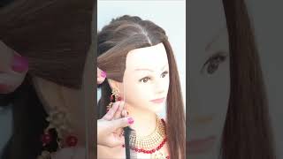 Engagement hairstyle  hairstyle  hairstyle for girls  hairstyletutorial hairstyleideas [upl. by Ellersick]