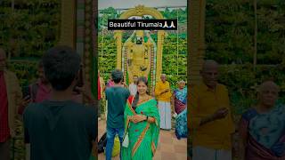 🙏🏻Tirumala Tirupati Devasthanam🙏🏻🙏🏻 shorts youtubeshorts viralvideo trending [upl. by Annaynek]