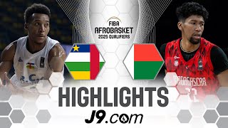 Central African Rep 🇨🇫 v Madagascar 🇲🇬  J9 Highlights  FIBA AfroBasket 2025 Qualifiers [upl. by Mabelle]