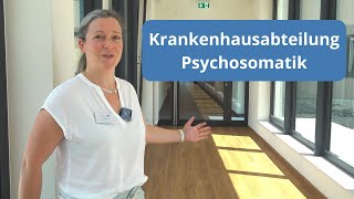 Krankenhausabteilung Psychosomatik  Rundgang [upl. by Eimirej]