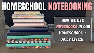 HOMESCHOOL NOTEBOOKING  How We Use Notebooks in Our Homeschool  Life  Charlotte Mason Homeschool [upl. by Nyrroc]