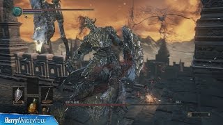 Dark Souls 3  Dragonslayer Armour Boss Fight Walkthrough [upl. by Nnaylrebmik]