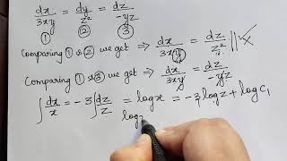 problem 7 lagranges linear partial differential equations [upl. by Torrin783]