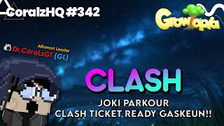 342 CLASH JOKI PARKOUR CLASH TICKET READY GASKEUN  Live Growtopia Indonesia [upl. by Teragramyram]