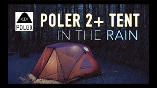 Ep9 Solo camping in my new POLER 2 TENT ⛈Alice Lake 4K  캐나다 캠핑 [upl. by Angrist594]