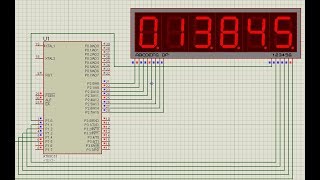 digital clock using 8051 with 7 segment display [upl. by Herrera]