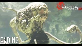 Gears of War 2 Ending  Lambent Brumak Final Boss Fight GearsofWar2 Cutscene GoW 2 All Endings [upl. by Aihsa319]