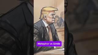 Metaphor and Simile taught by Donald Trump shorts [upl. by Kcired]