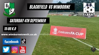 Blackfield amp Langley FC V Wimborne Town FC Emirates FA Cup Q1 Saturday 4th September 2021 [upl. by Liamsi]