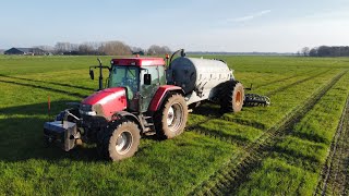 Mest injecteren  MCCormick MC 130 peecon 7000L  Melkveebedrijf van Tarry [upl. by Peggy]