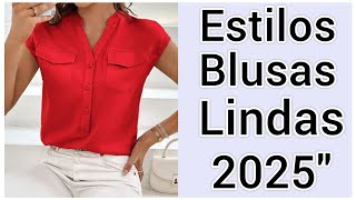 BLUSAS EN TENDENCIA 2025  BLUSAS de MODA  ELEGANTES BLUSAS 2025 [upl. by Aseela]