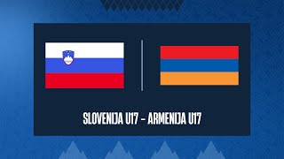 Slovenija U17  Armenija U17  Uvodni krog kvalifikacij za EP  Stream [upl. by Llednek]