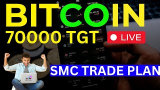 bitcoin live trading 🙋‍♂️ CRYPTO live trading 17 occt 🙋‍♂️ bitcoin pipoint level exnessaccount [upl. by Barrow]