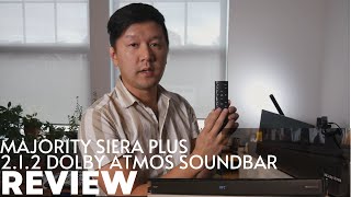 Majority Sierra Plus 212 Dolby Atmos Soundbar Review [upl. by Llohcin257]