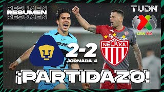 HIGHLIGHTS  Pumas vs Necaxa  Liga Mx  CL2024 J4  TUDN [upl. by Ynatil801]