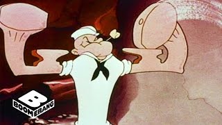 Spinach Lesson  Popeye the Sailor  Boomerang Official [upl. by Hsemar]