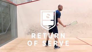 Squash Tips amp Tricks  Return of serve [upl. by Nerro]