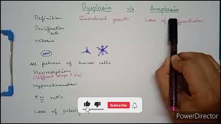 Dysplasia vs Anaplasia for UniversityNEET PG by Anish Vadhel  Neoplasia  Robbins Made Easy [upl. by Mathew]