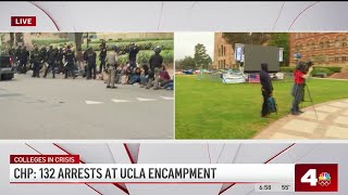 See aftermath of UCLA protest encampment in front of Royce Hall [upl. by Michaeline642]