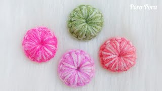 Crochet Button I DIY Crochet Buttons I Crochet Buttons Tutorial [upl. by Gelman]