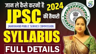 JPSC syllabus 2024  11th Jpsc syllabus 2024  by Smriti Mam jpsc [upl. by Dnalevelc]