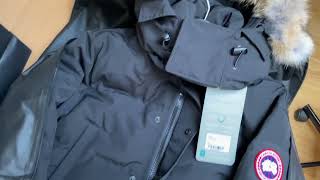 CANADA GOOSE PARKA JACKET UNBOXING [upl. by Elleimac]