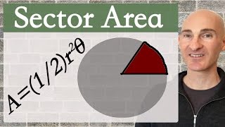 Area of a Sector How to Find Formula Radians [upl. by Jardena386]