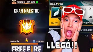 😱LLEGANDO A GRAN MAESTRO EN FREE FIRE 😱 🔥 RETO IMPOSIBLE FREE FIRE [upl. by Ainaled]