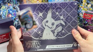 First GOOD Pull In Paldean Fates Elite Trainer Box Card Pack Opening [upl. by Kerril]