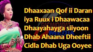 Tufaax Darajo Hees Cusub Qalbi Dhaye LYRICS [upl. by Fezoj57]