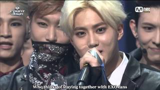 Eng Sub 140515 MCD EXO Suho Winning Speech [upl. by Willmert]