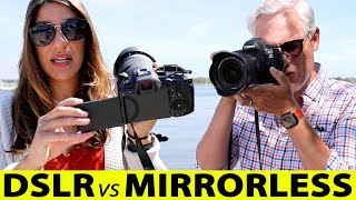 Canon R5 vs 5D Mk IV DSLR vs Mirrorless [upl. by Ahsha153]