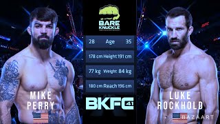 MIKE PERRY VS LUKE ROCKHOLD FULL FIGHT BKFC 41 [upl. by Aitat]