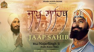 Jaap Sahib Full Path  Bhai Najar Singh Ji Kuhli Kalan Wale  Gurbani Path  Prabh Kirpa Baani [upl. by Tnerb]