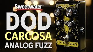 DOD Carcosa Analog Fuzz Pedal Review [upl. by Phelgen823]