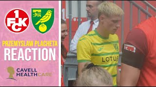 Przemysław Płacheta Reaction  1 FC Kaiserslautern 00 Norwich City  The Pink Un [upl. by Akinnej78]