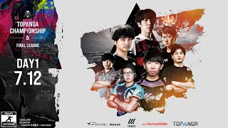 第5期TOPANGA CHAMPIONSHIP【オフライン決勝リーグ DAY1】 [upl. by Ellatnahc27]